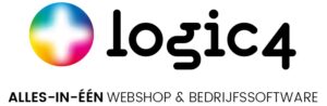 Logic4 logo met tagline 2020 RGB zwart