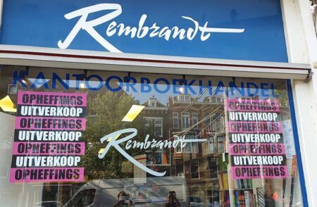 Kantoorboekhandel Rembrandt sluit