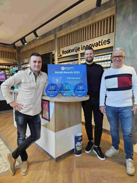CIGO Van Vuure weer winnaar Retail Awards Nederlandse Loterij