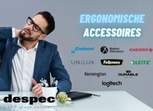 Distributeur van ergonomische accessoires van o.a. BakkerElkhuizen, Logitech, Evoluent & Cherry despec